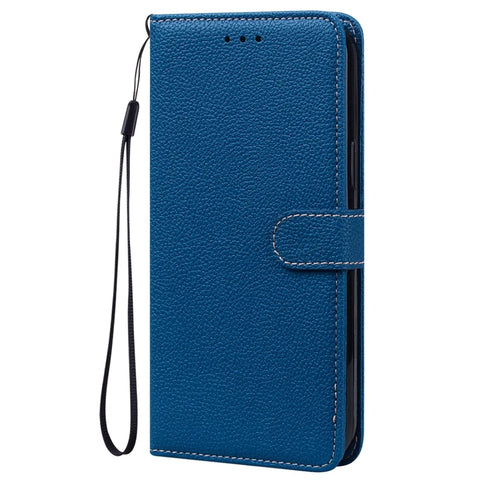 Flip Case for Samsung Galaxy S22 S21 S20 S10 S9 S8 Plus Lychee Pattern PU Leather Wallet Case for Galaxy S20FE S21FE S22 Ultra