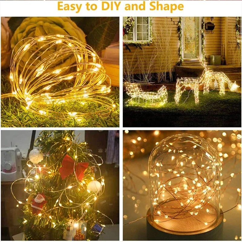 3M LED Curtain String Lights Fairy Decoration