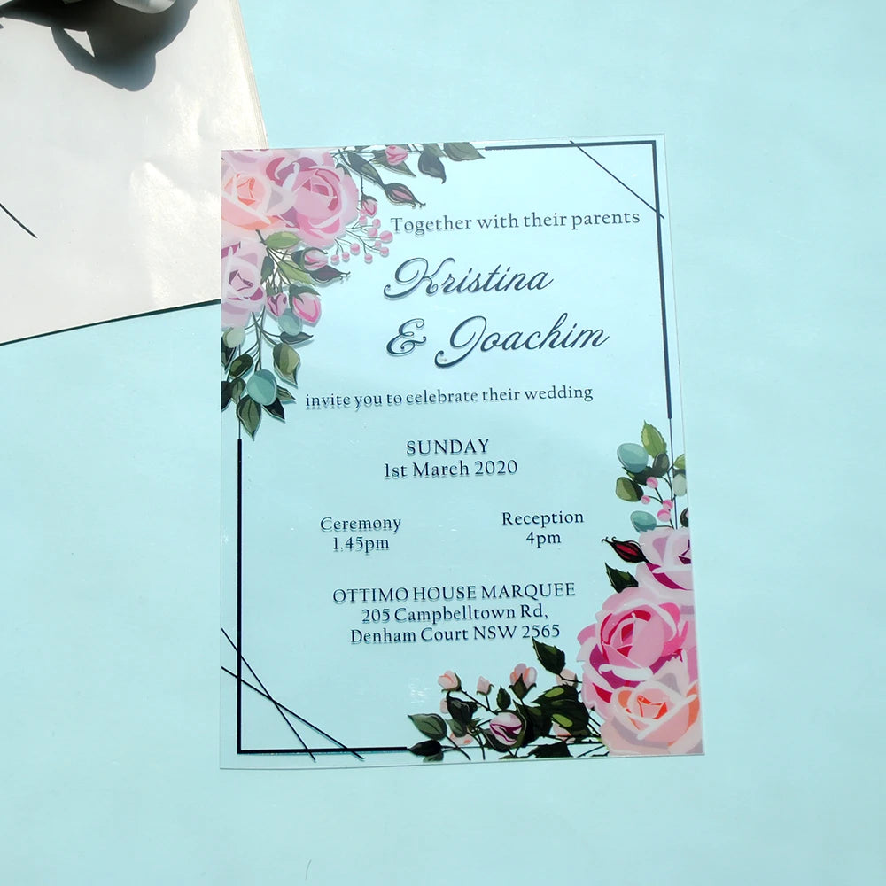 Custom Wedding Card Festival