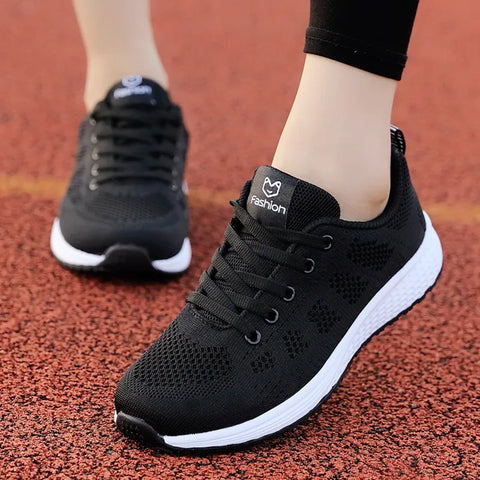 Breathable Women Running Shoes Lightweight Anti-slip