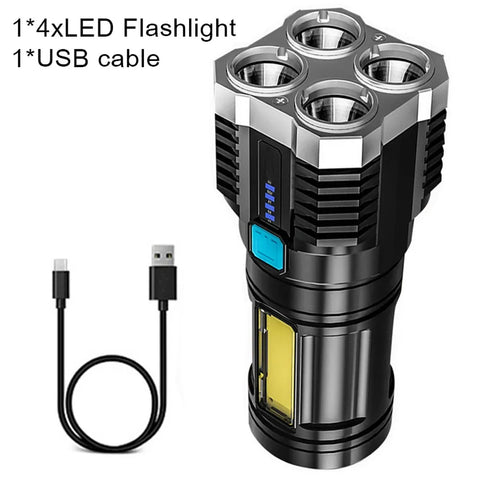 Rechargeable Multifunctional Portable Flashlights & Torches