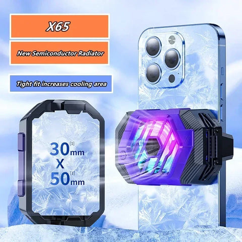Mobile Phone Magnetic/Back-clip Semiconductor Game Cooler