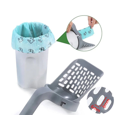 Cat Litter Shovel Scoop Filter Clean Toilet Garbage Picker