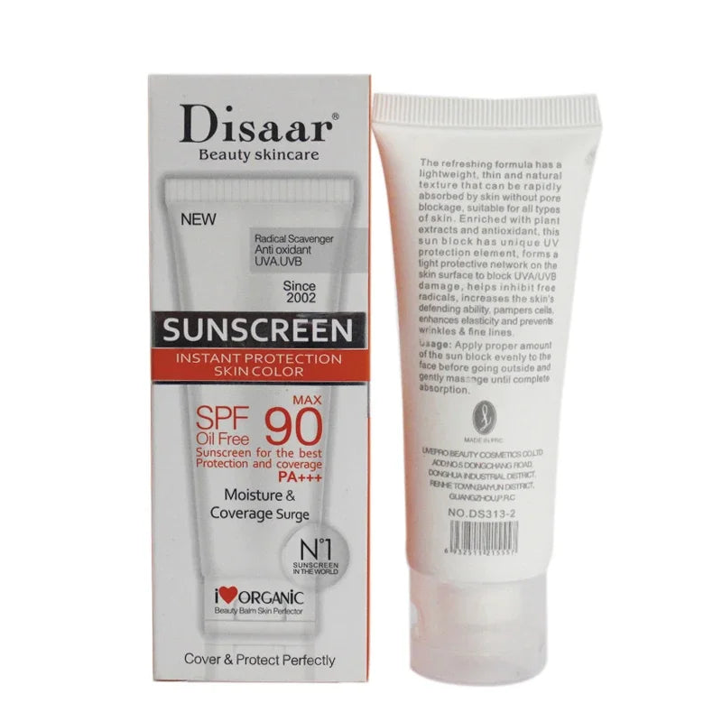 Facial Sunscreen Cream Spf Max 90 Oil