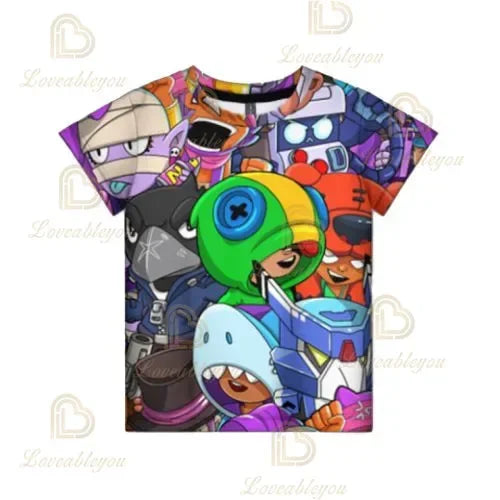 Children Video Game 3D Print Tshirt