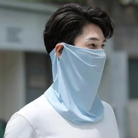 Outdoor Neck Wrap Cover Sports Sun Proof Bib Ice Silk Mask