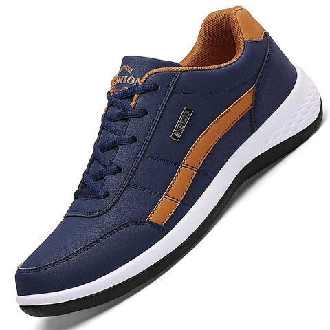 Pu Leather Men Shoes Sneakers Trend Casual Breathable Leisure Male Sneakers