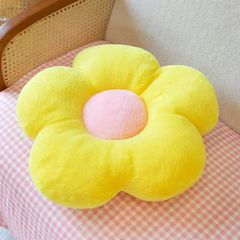 35/50cm Stuffed Daisy Flower Seat Cushion Sunflower Shape Kids Girl Bedroom Seat Pillow Office Room Decor Sofa Plush Cushions