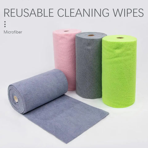 1 Roll of 20 Sheets Reusable Cleaning Wipe