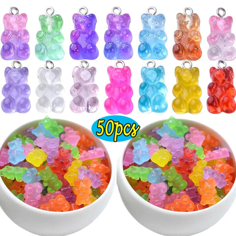 Mini Bear Charms Pendant for Making Cute Earrings Pendant