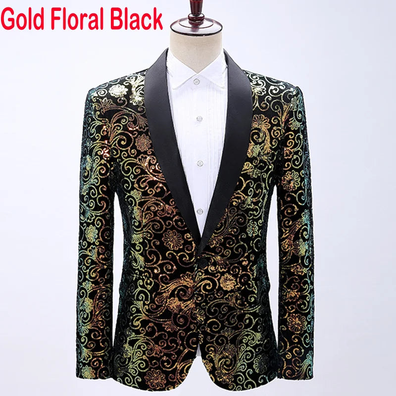 Glitter Blazer Men