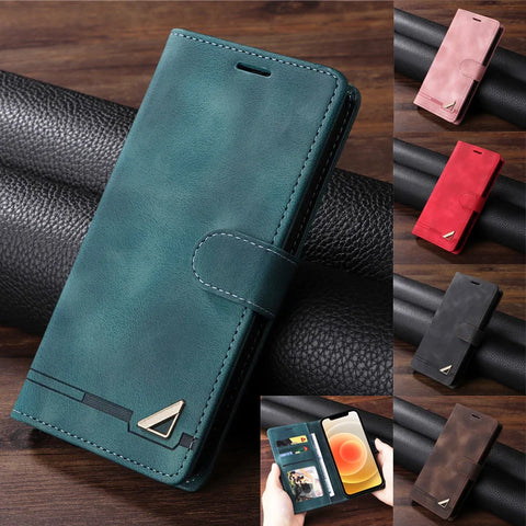 Leather Wallet Bag Phone Case for Samsung Galaxy