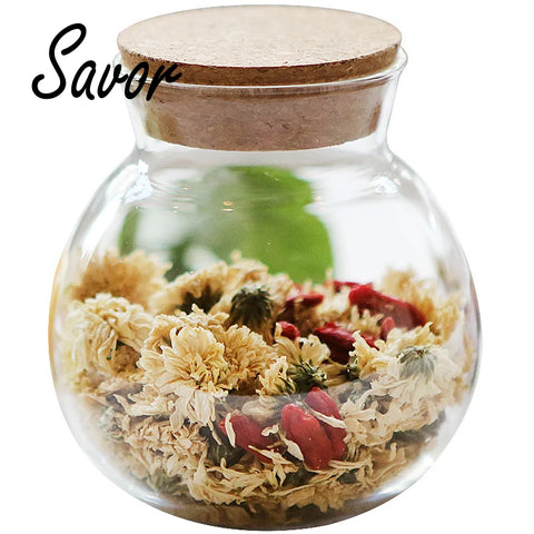 500ML Spherical Glass Food Storage Container