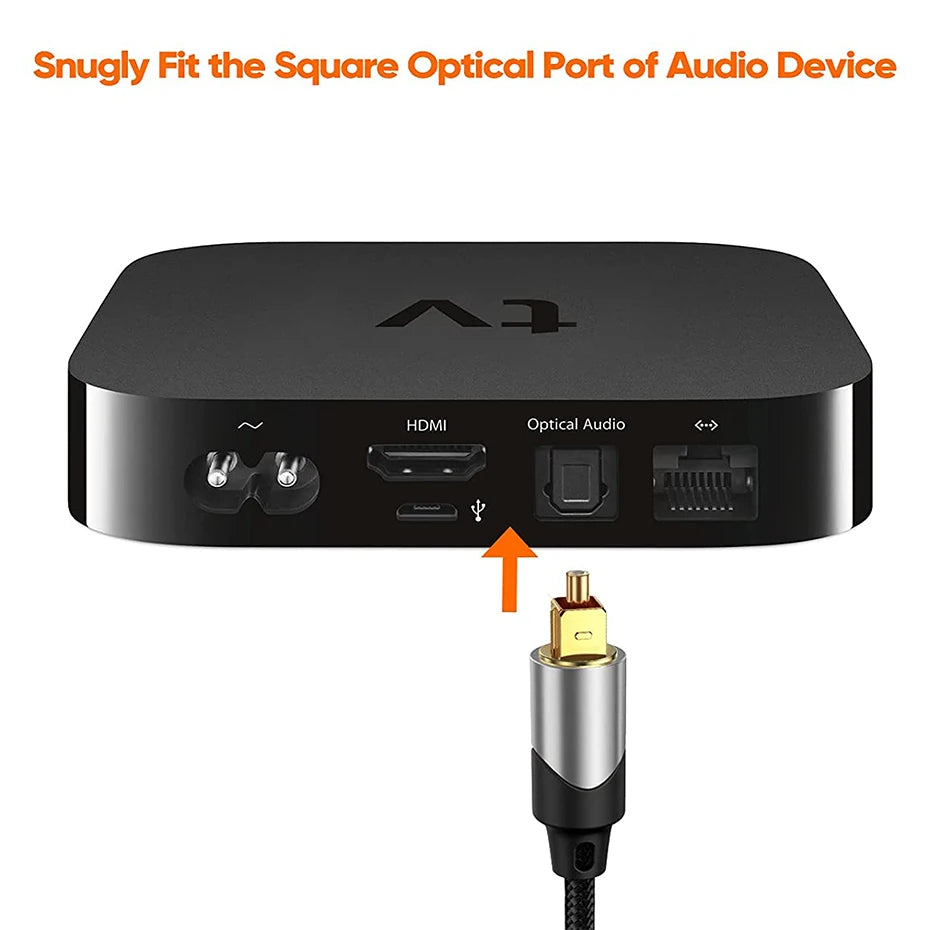 Digital Optical Audio Cable Braided