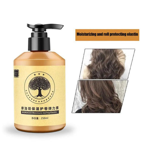 Pump-Hair Shape Gel Moroccan Moisturizing Volumizing Hair Gel