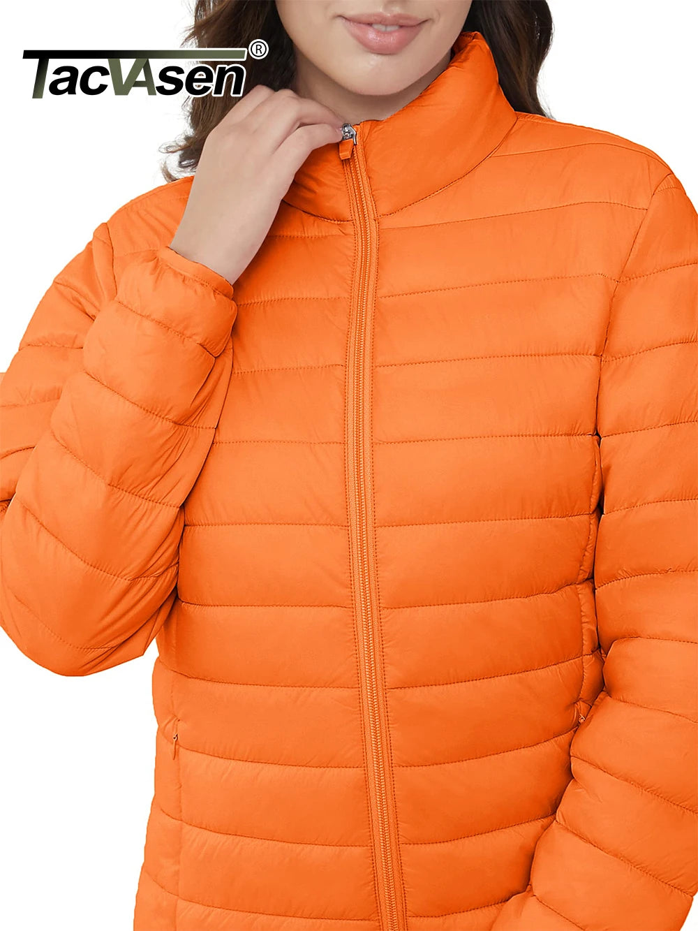 Womens Winter Lightweight Quilted Down Warm Coats Casual Windbreaker