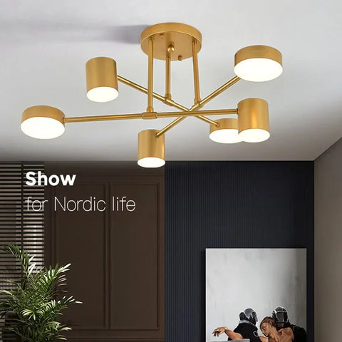 LED Ceiling Lamp Simple Creative Living Room Modern Ceiling Light Chandelier Restaurant Hall Bedroom Home Decoration Lighting