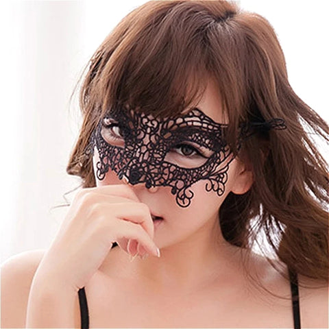 Women Hollow Lace Masquerade Face Mask Princess Prom Nightclub Party Props Costume Halloween Masquerade Mask Women Sexy 1N001