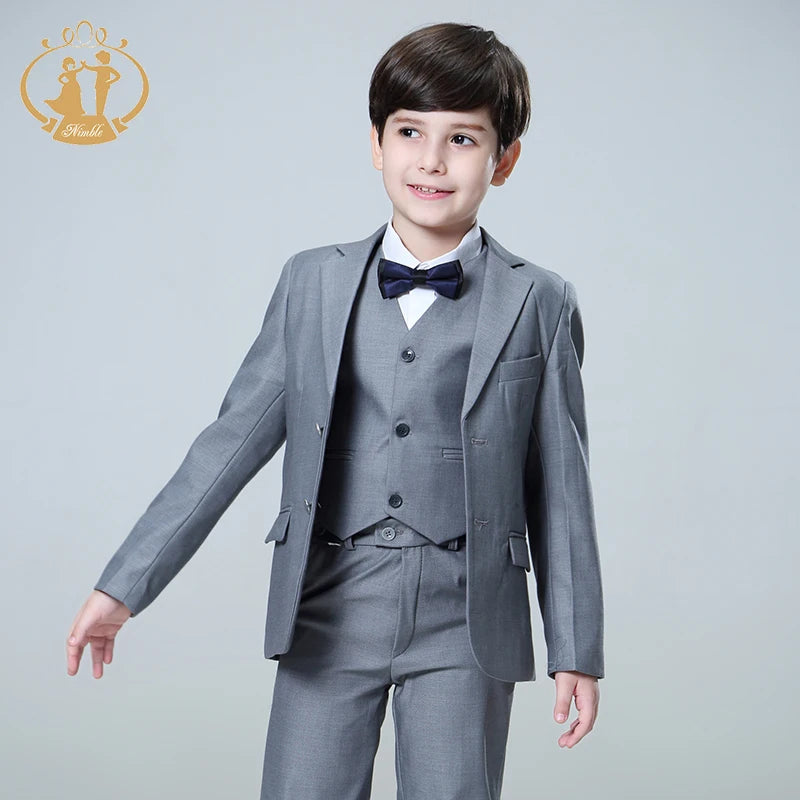 Formal Boy Suit for Weddings Children Party Host Costume