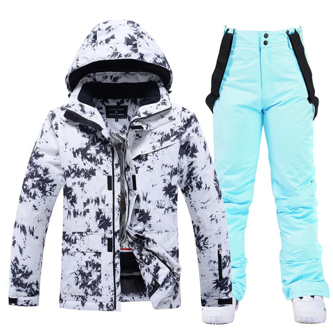 Women's Snow Wear 10k Waterproof Ski Suit Set