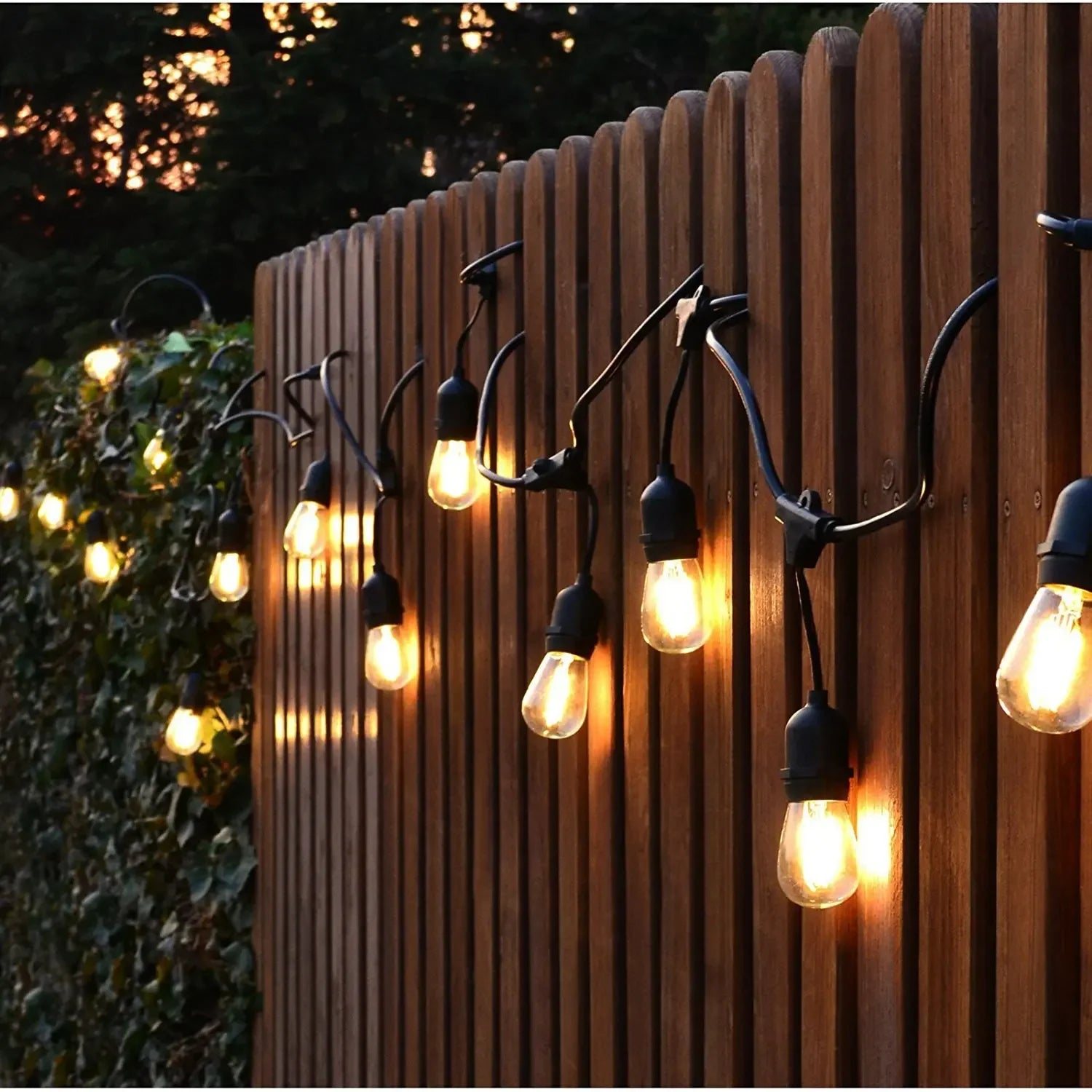 Waterproof Outdoor Festoon LED String Lights Decoration For Garden Holiday Wedding