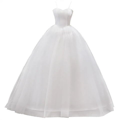 French Princess Dress Dream Elegant White Wedding Dresses