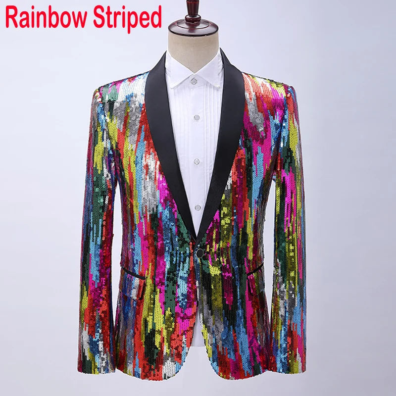 Glitter Blazer Men