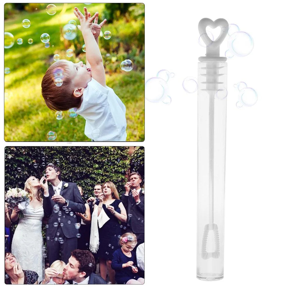 Love Heart Wand Tube Bubble Soap Bottle