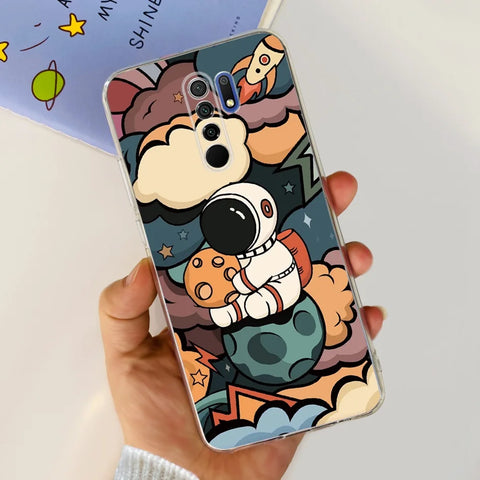 For Xiaomi Redmi 9 Prime Case Fashion Marble Soft Silicone Transparent Phone Back Cover For Xiaomi Redmi 9 Bumper on Redmi9 Capa