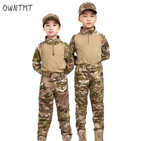 Children Airsoft Camouflage Suits