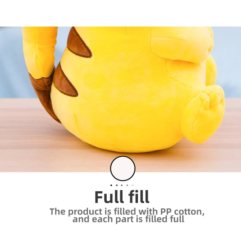 Pokemon Kawaii Pikachu Stuffed Toys Cartoon & Cute Plush Dolls Throw Pillow Birthday Gift  For Kids Friends Boys Home Decoration