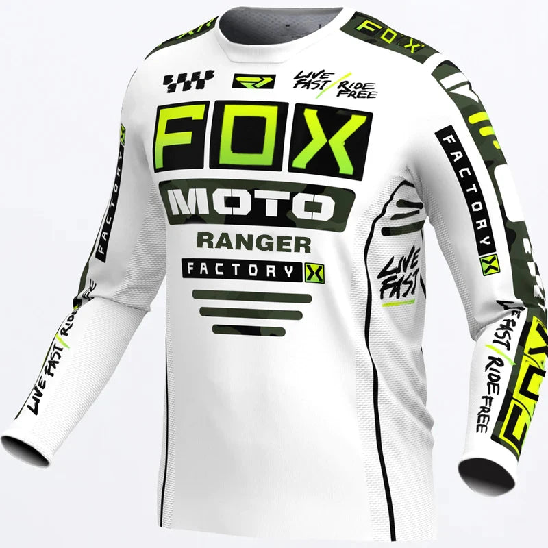 2024 Racing Downhill Jersey Mountain Bike Motorcycle Cycling Crossmax Shirt Ciclismo Clothes for Men MTB Jersey MX Ranger Fox DH