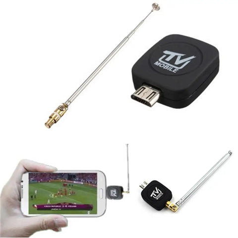 Digital TV Receiver HD Mobile TV Tuner USB DVB-T2 DVB-T with Micro Antenna for Android Phone Tablet Pad TV HDTV Dongle