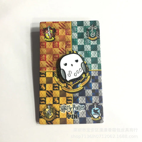 Harries Potters Brooch Voldemort Dobby School of Witchcraft and Wizardry Character Cartoon Cute and Exquisite Decorations Pins