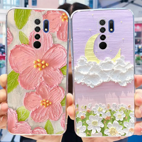 For Xiaomi Redmi 9 Prime Case Fashion Marble Soft Silicone Transparent Phone Back Cover For Xiaomi Redmi 9 Bumper on Redmi9 Capa