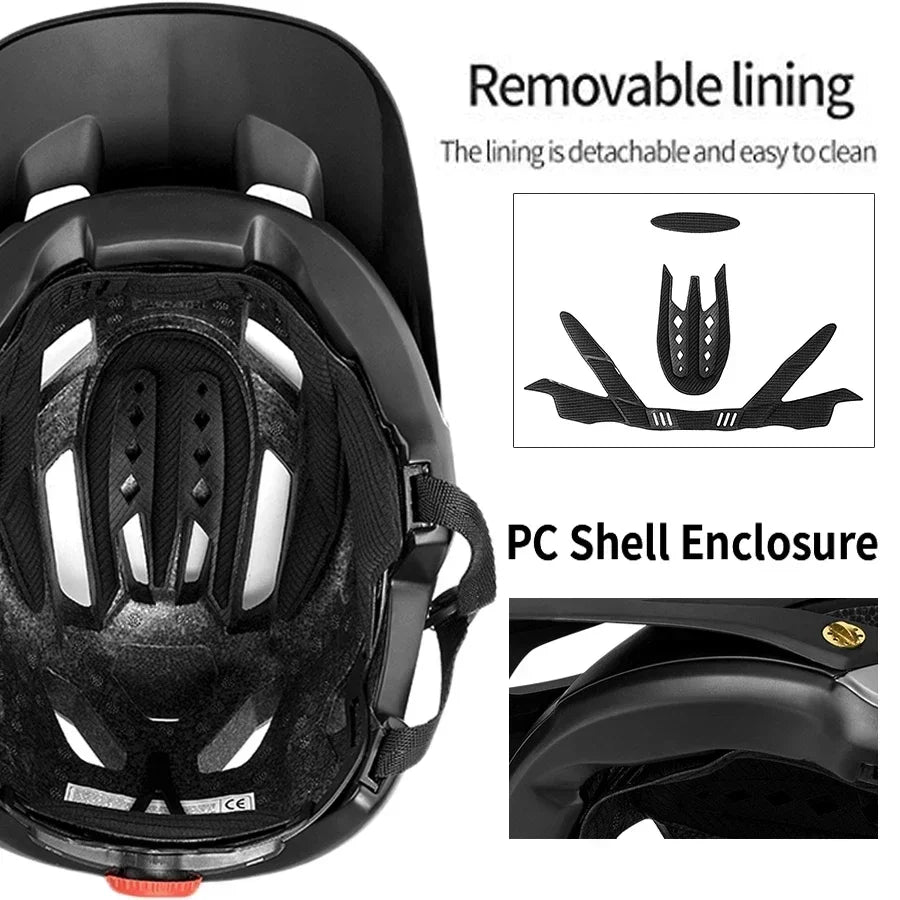 Mountain Bike Helmet Integrally-molded Road