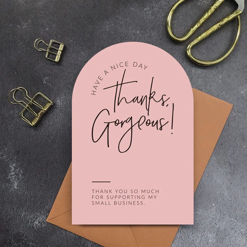 Full color double-sided printing Custom Thank You Cards business card Gift card Wedding invitation Arch Card Heart Card