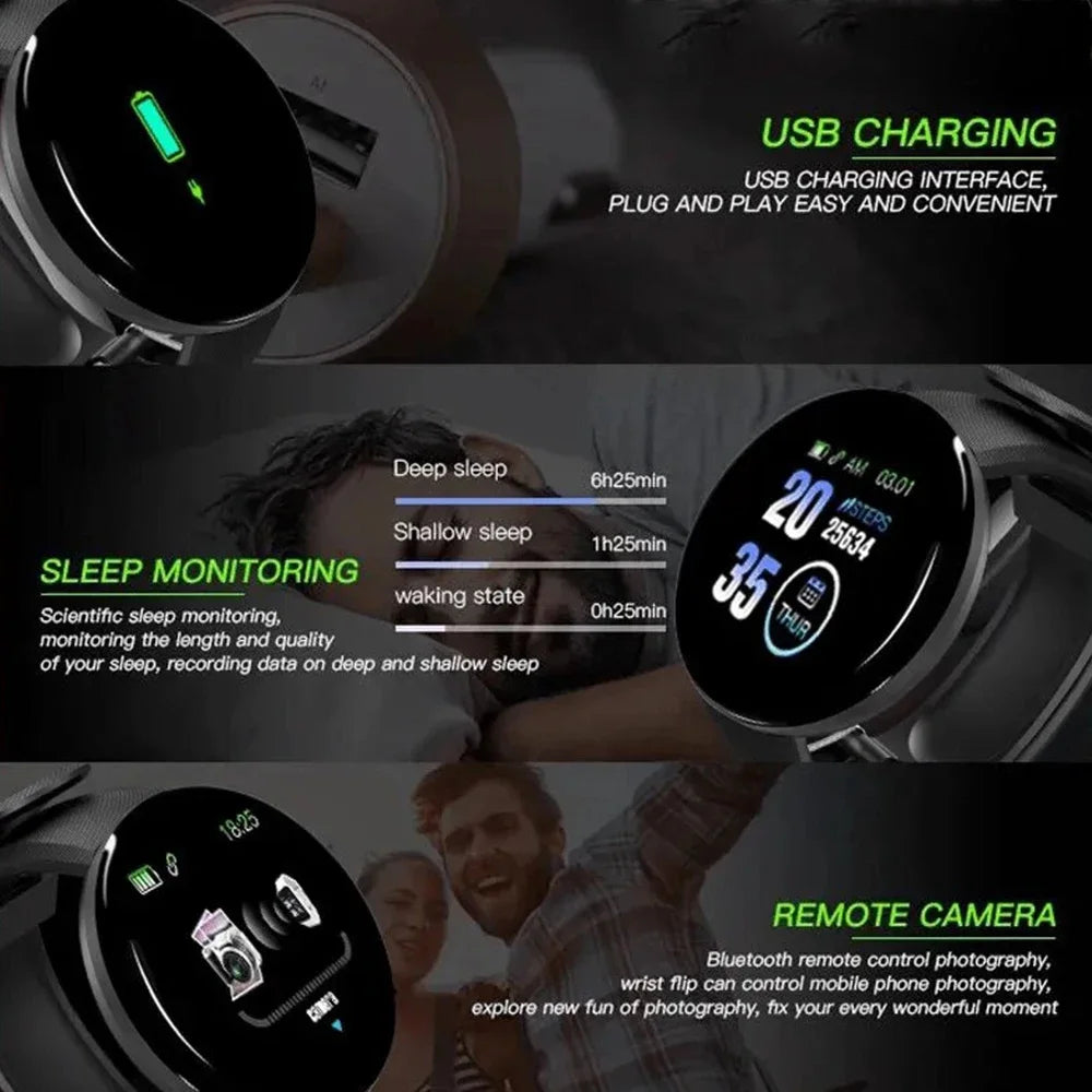 Macaron Smartwatch 1.44” Gift Son And Daughter Kids Health Monitoring Alarm Clock  Sport Loveliness Bracelet Watches Android Ios