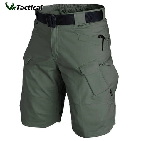 Men Urban Military Tactical Shorts Outdoor Waterproof Wear Resistant Cargo Shorts