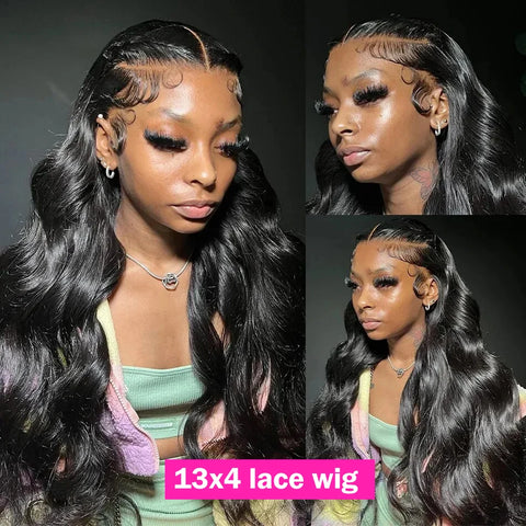 Wave Lace Front Human Hair Wigs For Black Women