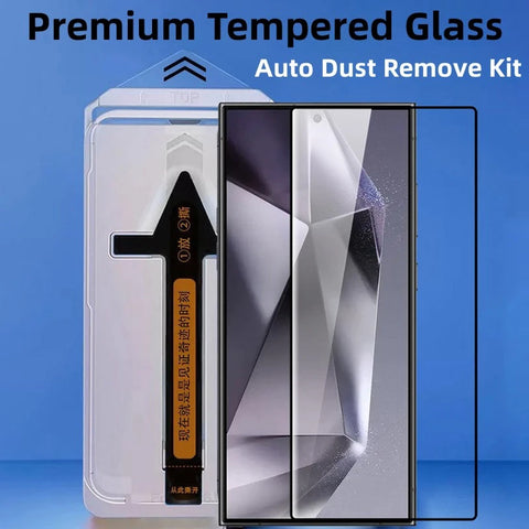 Premium Tempered Glass For Samsung Galaxy Dust Bubble Free Screen Protector