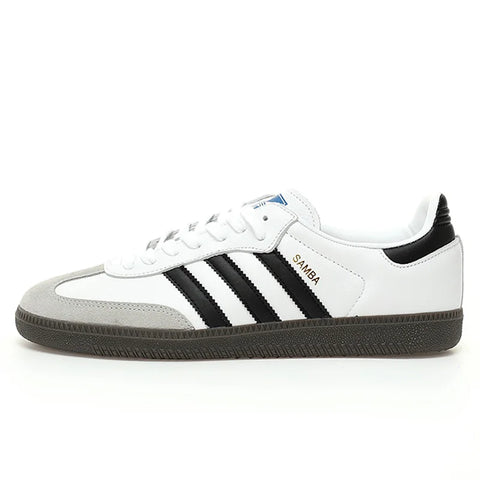 Adidas Originals Samba Low Skateboarding Shoes for Men and Women Unisex Green Tumbled Leather