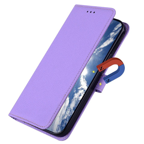 Flip Case for Samsung Galaxy S22 S21 S20 S10 S9 S8 Plus Lychee Pattern PU Leather Wallet Case for Galaxy S20FE S21FE S22 Ultra