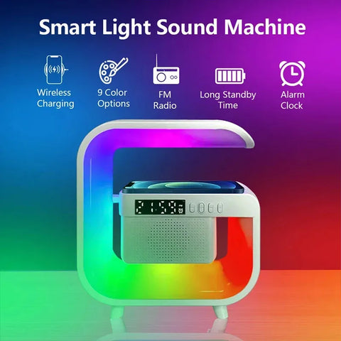 Multifunction Wireless Charger Stand Bluetooth 5.0 Speaker