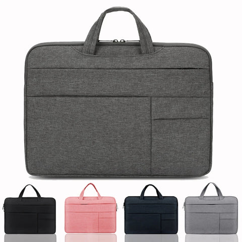 Handbag Laptop Bag 12 13 14 15 15.6 Inch For Apple MacBook Air ASUS Case Cover Notebook Accessory Women Men Briefcase