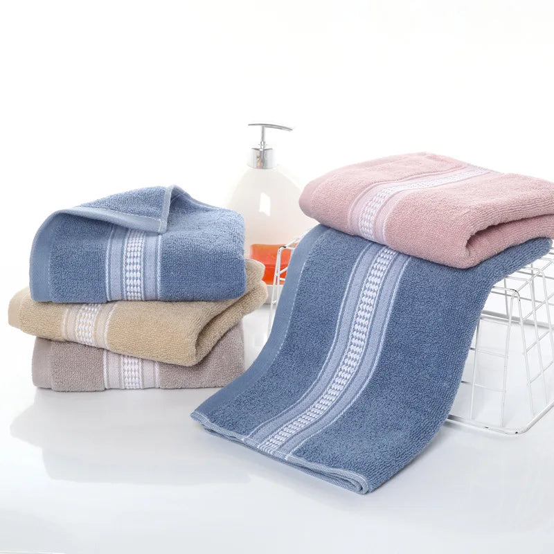 Soft and thick absorbent towel, suitable for washing and bathing in children and adults' homes 13*28.74inch/33*73cm