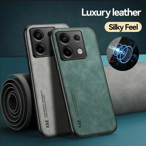 Luxury Leather Case For Redmi