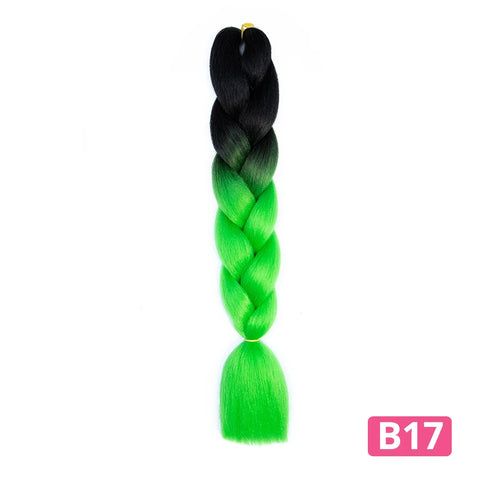 Colorful Hair for Braids Synthetic Braiding Hair Extensions for Girls Jumbo Braid Hair for Crochet Box Expression Braiding Hair