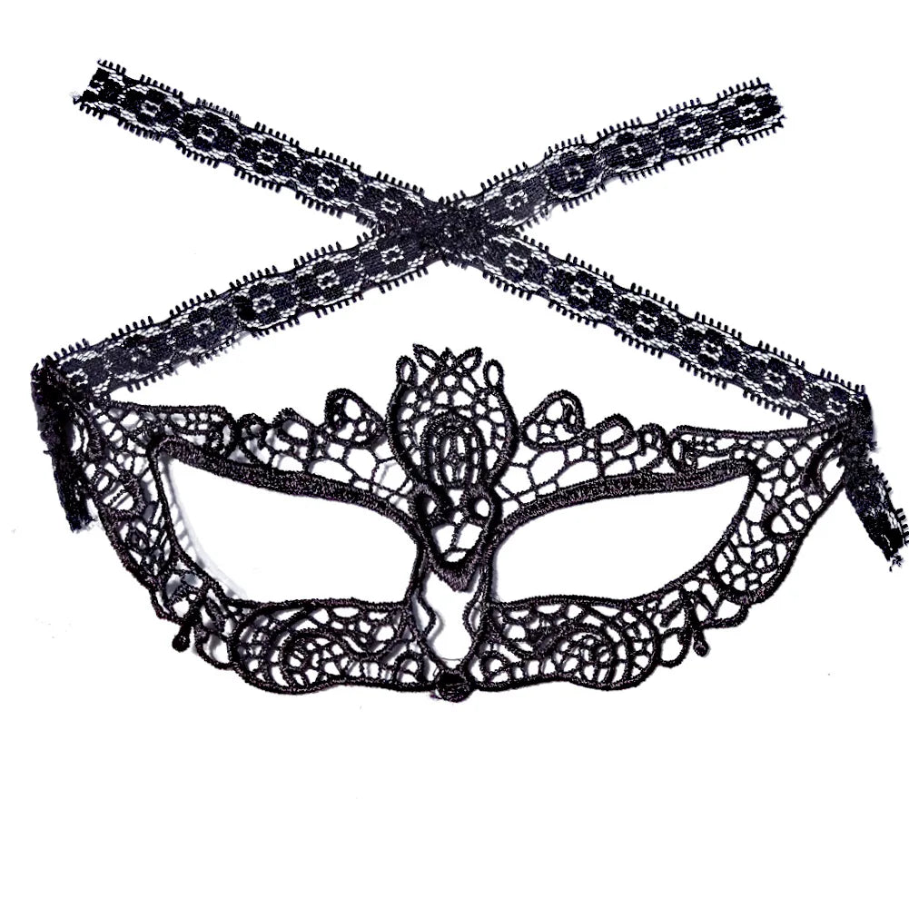 Women Hollow Lace Masquerade Face Mask Princess Prom Nightclub Party Props Costume Halloween Masquerade Mask Women Sexy 1N001