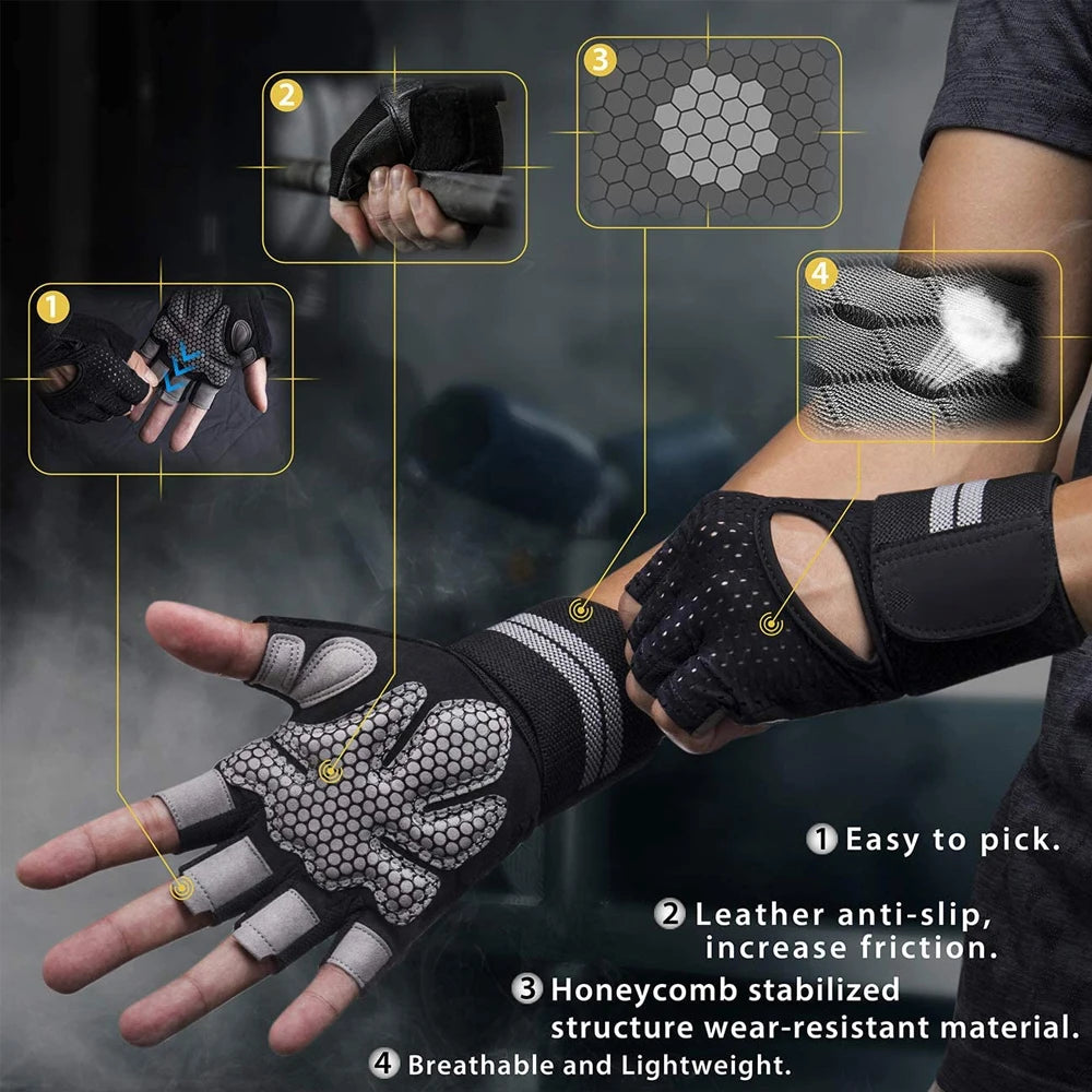 Gloves For Men Hand Support Wrist Brace For Sports